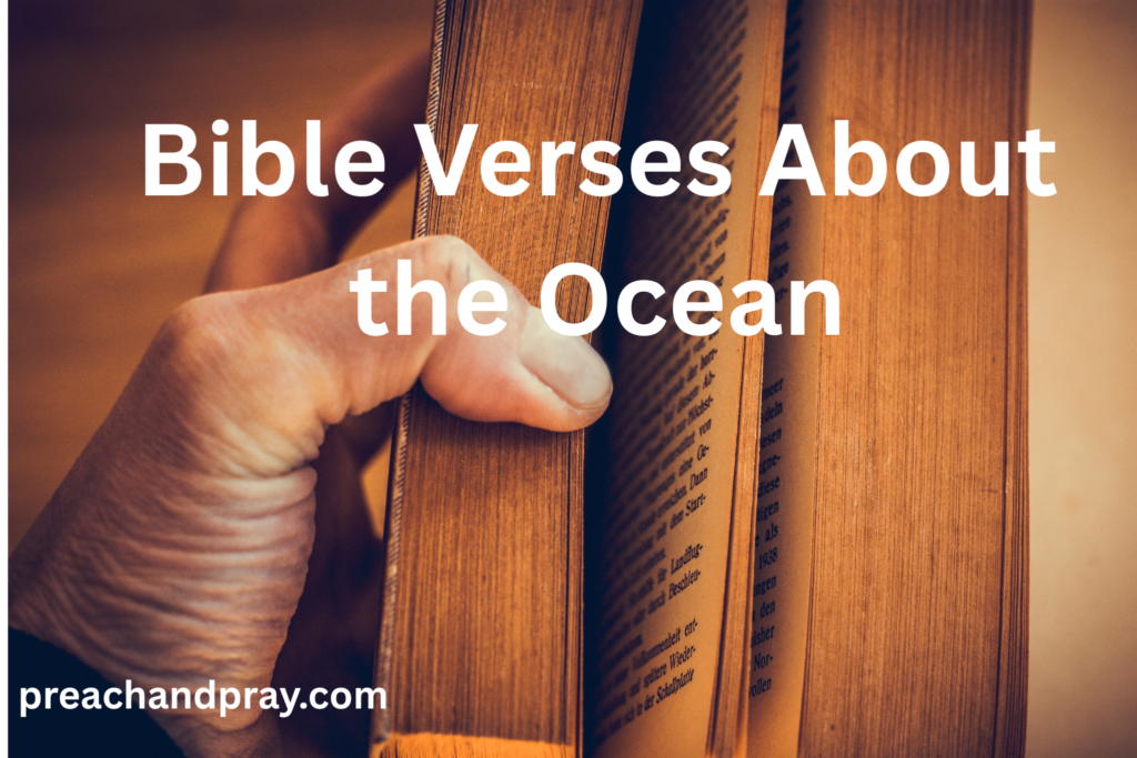 Bible Verses About the Ocean
