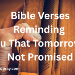40 Best Bible Verses Reminding You That Tomorrow Is Not Promised